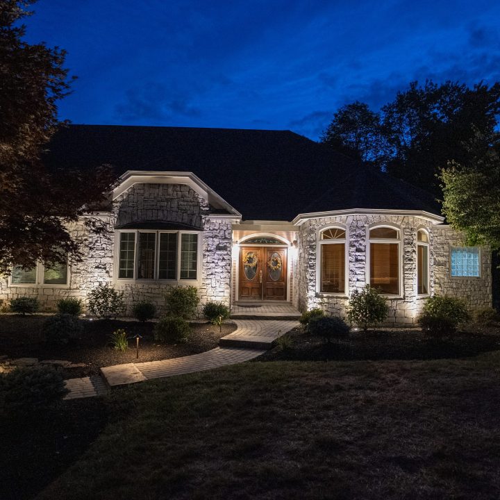 Services = Lighting = residential uplighting photo