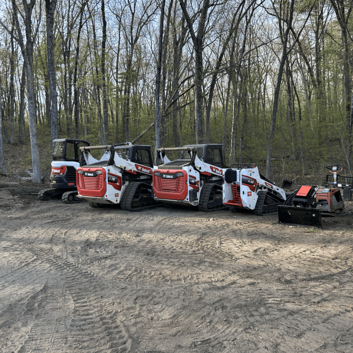 Services = hardscape = Residential excavation and skid steer work