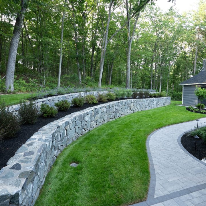 Services = hardscape = retaining walls section picture